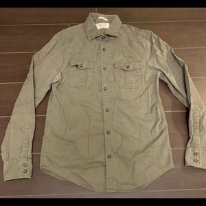 Penguin Heritage Slim Fit Men S Buttondown Green